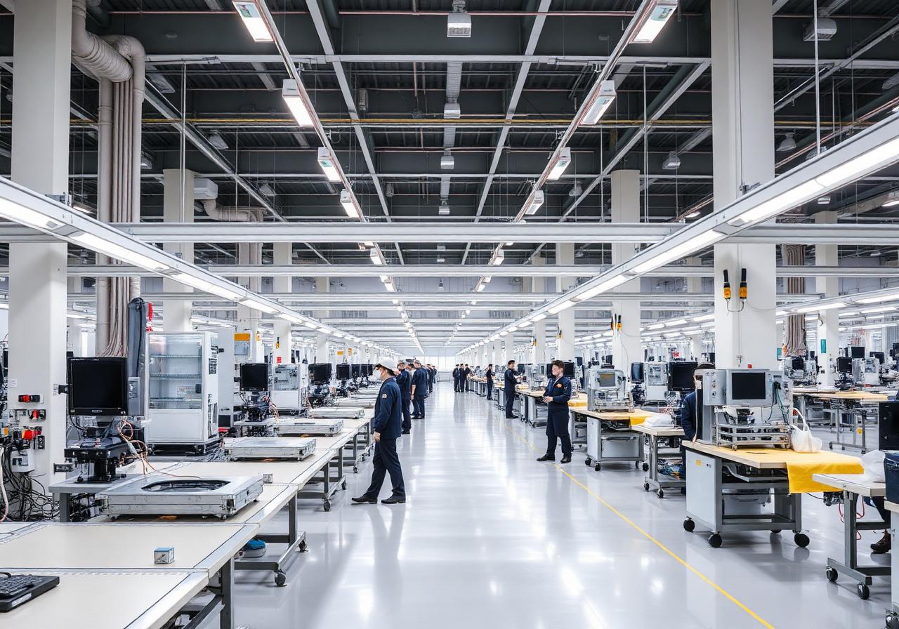 Modern Chinese manufacturing facility